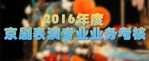 啊啊快插我BB,喷水了,BB痒视屏直播国家京剧院2016年度京剧表演专业业务考...